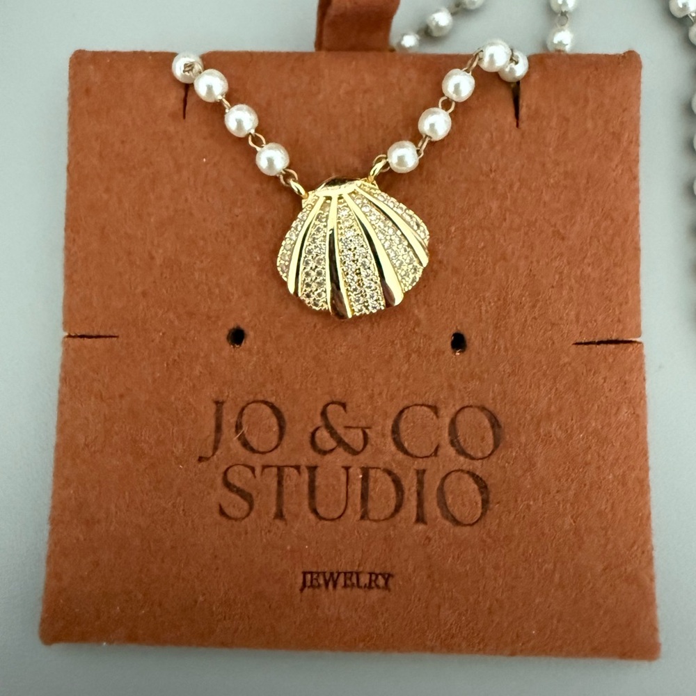Jo and Co Studios Seashell Little Mermaid Necklace